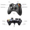 USB Wired Vibration Gamepad Joystick For PC Controller For Windows 7 / 8 / 10 Not for Xbox 360 Joypad with high quality