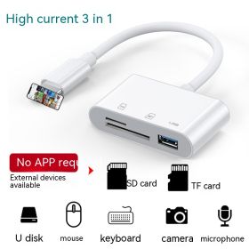 Reader Type-c Mobile Phone Connection SD TF Card Adapter Cable Read U Disk Adaptor (Option: Style 2)