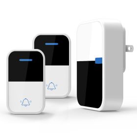 Self-generating Wireless Doorbell Home Long-distance New Beeper (Option: Two Drag One-US)